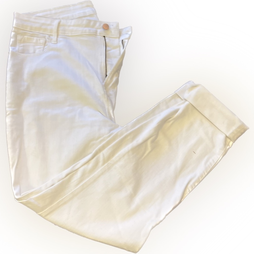 Old Navy rockstar denim white 16 Regular